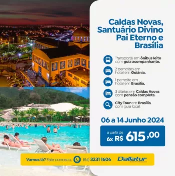 CALDAS NOVAS - BRASILIA - SANTUARIO DIVINO PAI ETERNO