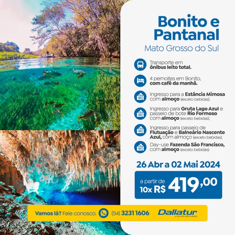 Bonito e Pantanal